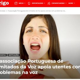 Jornal Abrigo – “A Associação Portuguesa de Limitados da Voz apoia utentes com problemas na voz”